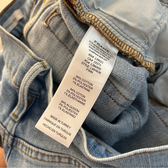 ❤️ Frame Denim Light Blue Slim Jeans 34 - Picture 6 of 10